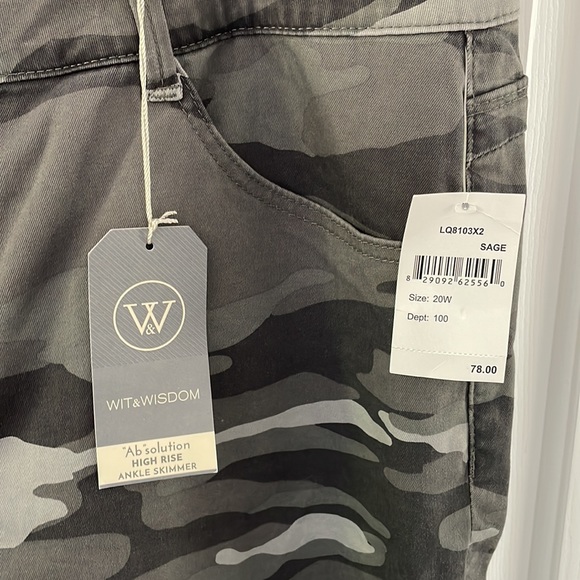 “AB” solution high rise ankle skimmer pants from Wit Wisdom - Picture 2 of 6